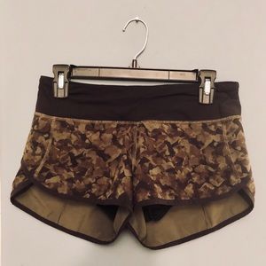 Lululemon Camo Speed Short
